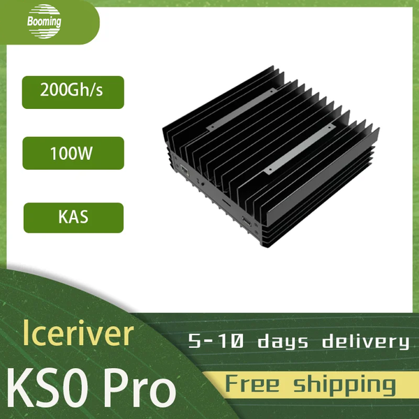 ICERIVER KAS KS0 PRO 200GH(±10%) KAS Miner Free Shipping with PSU