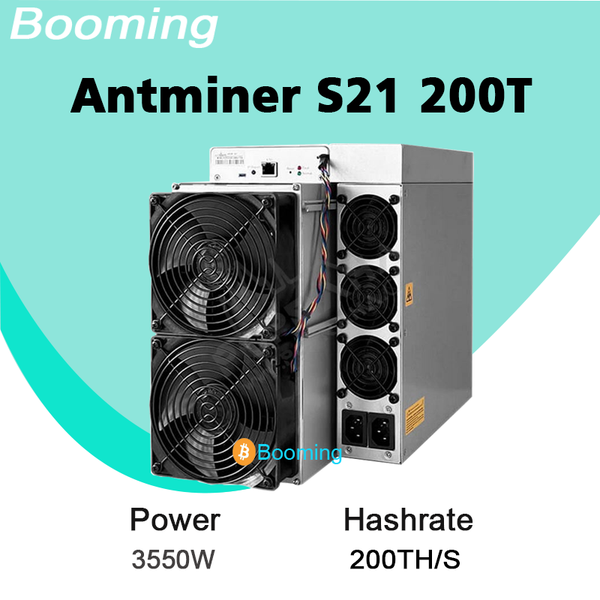 2024 Antminer S21 200TH/s 195T 188T 3550W SHA-256 Bitcoin Bitmain Asic Miner