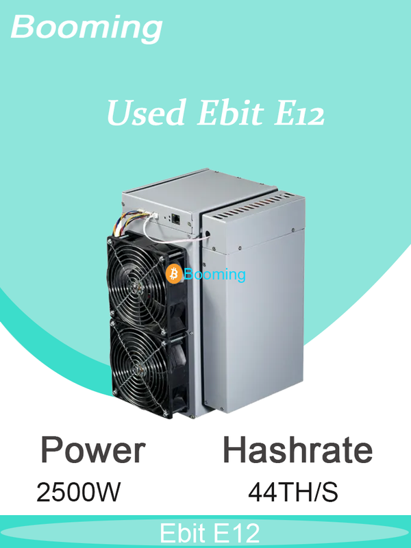 Used Ebang Ebit E12 44TH ASIC Miner Bitcoin