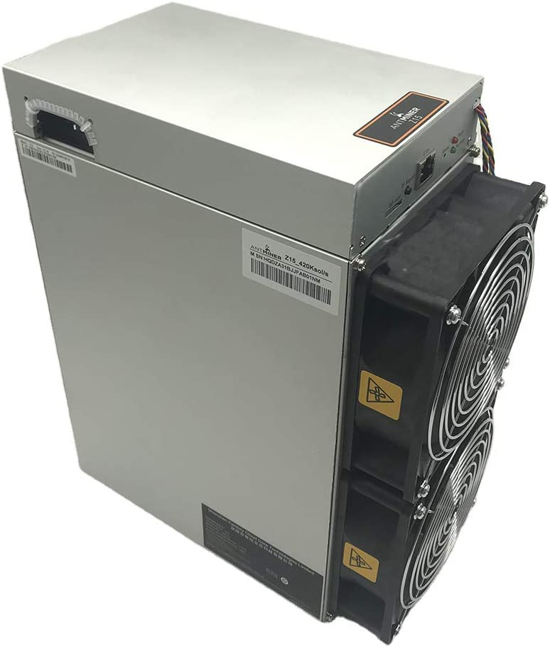 New Antminer Z15 420K Sol/s Equihash Miner for Zcash Mining