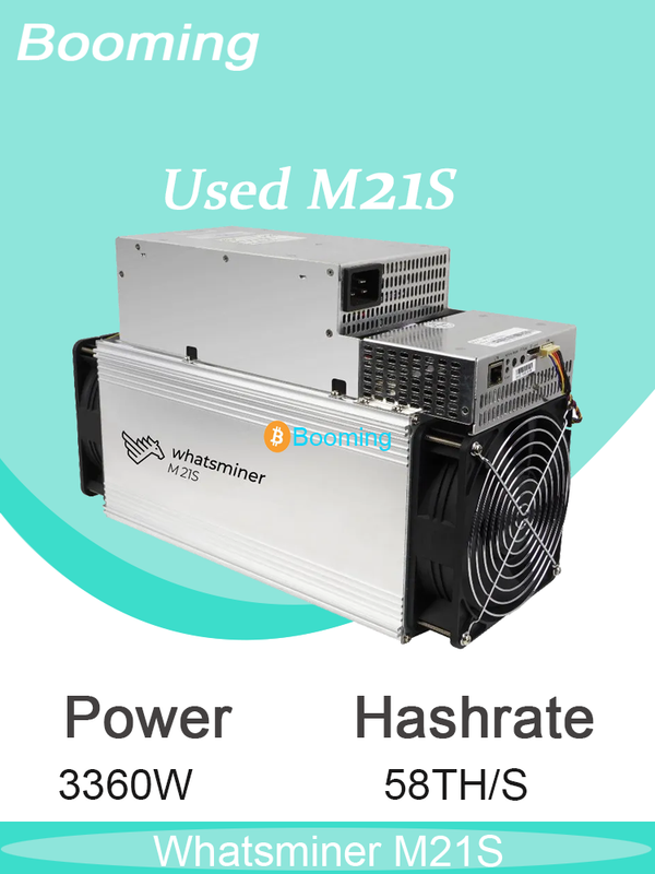 WhatsMiner M21S 60w 58th Newest Bitcoin Miner