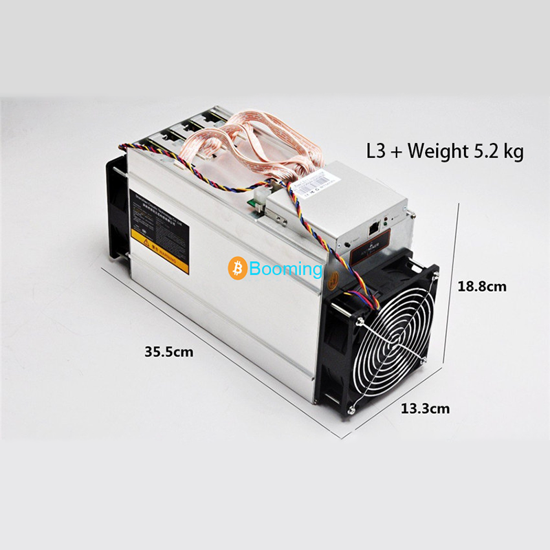 Bitmain Antminer L3+/L3++ Litecoin Doge Miner with Apw7
