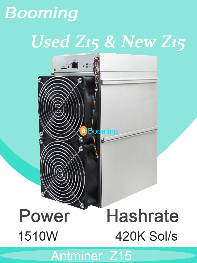 New Antminer Z15 420K Sol/s Equihash Miner for Zcash Mining